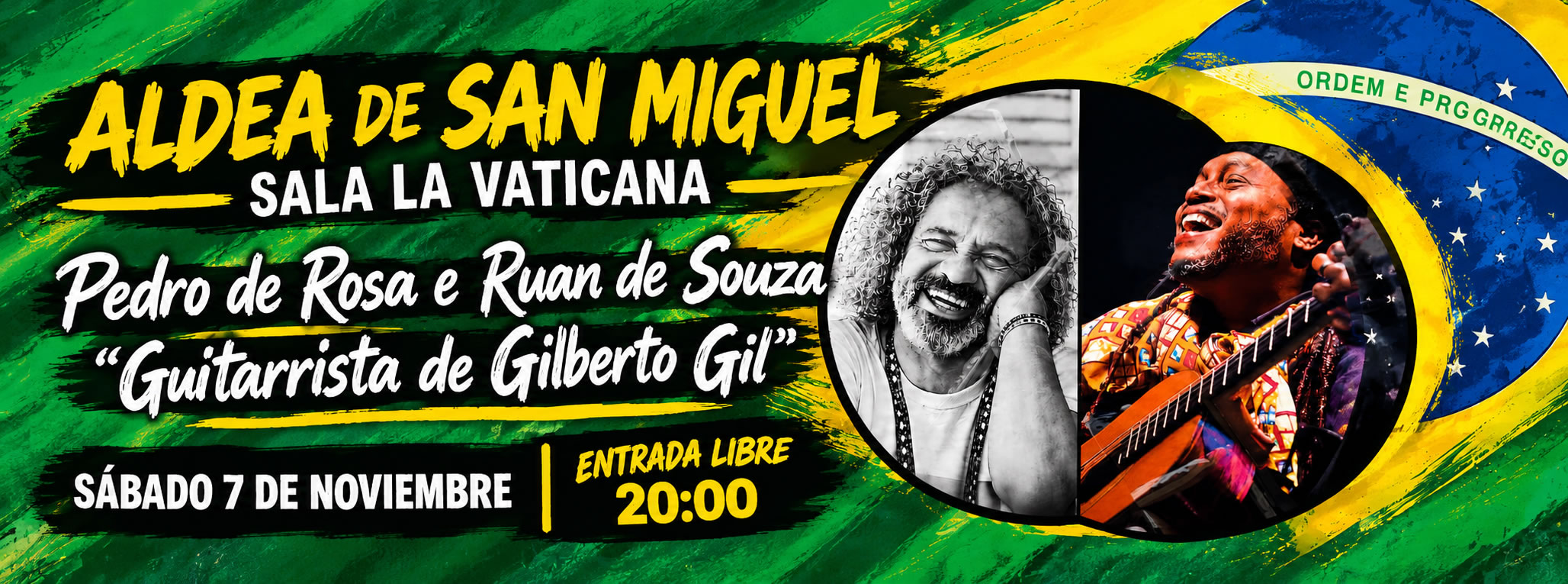 Pedro de Rosa y Ruan de Souza llevan la música brasileña a La Vaticana