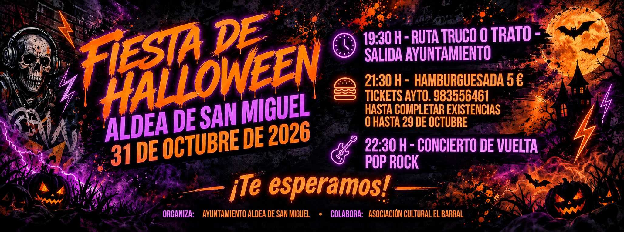 Aldea de San Miguel celebra su Fiesta de Halloween el próximo 31 de octubre